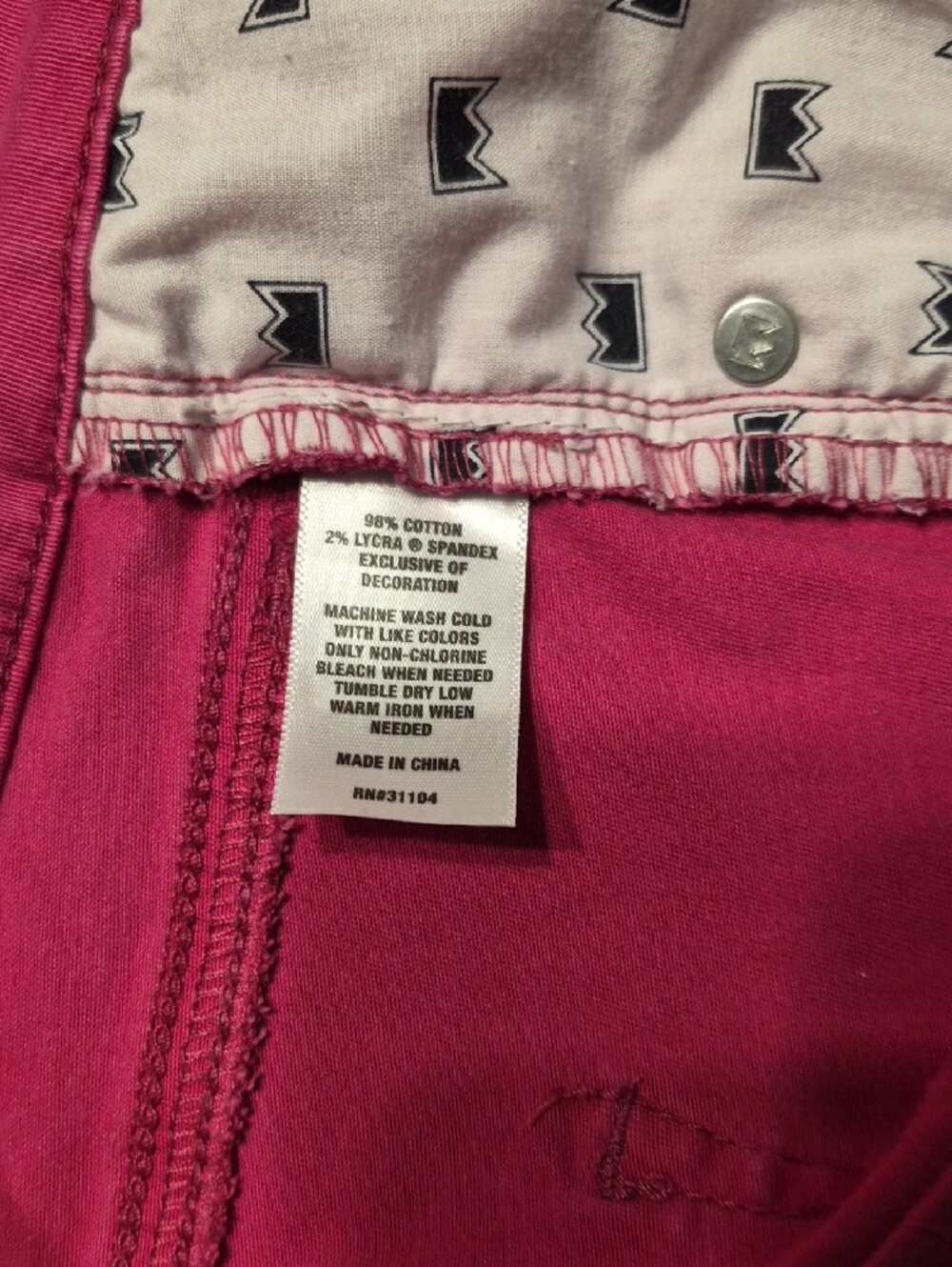crown & ivy Magenta Skinny Jeans - Picture 5 of 7
